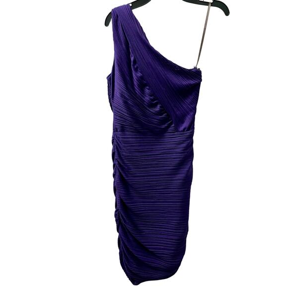 Halston Heritage Purple Cocktail Dress - Picture 5 of 8